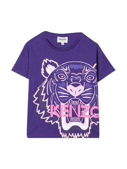 Kenzo | Kenzo Kids Logo Print Crewneck T-Shirt商品图片,7.6折起