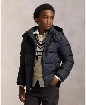 Ralph Lauren | Big Boys Ripstop Down Hooded Jacket,商家Macy's,价格¥1435