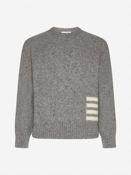 推荐Wool and mohair 4-Bar sweater商品