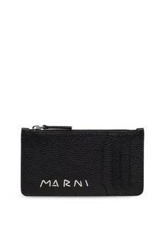 Marni | Marni Logo Detailed Zipped Cardholder,商家Cettire,价格¥2566