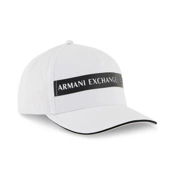 Armani Exchange | Men's Stripe Logo Baseball Hat 独��家减免邮费