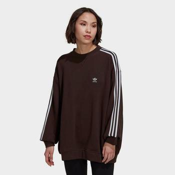 推荐Women's adidas Originals Adicolor Classics Oversized Crewneck Sweatshirt商品