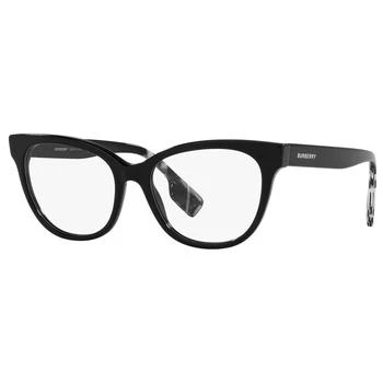 Burberry | Burberry 黑色 Cat-Eye 眼镜 4.3折×额外9.2折, 独家减免邮费, 额外九二折