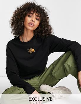 The North Face | The North Face Center Dome long sleeve t-shirt in black Exclusive at ASOS商品图片,