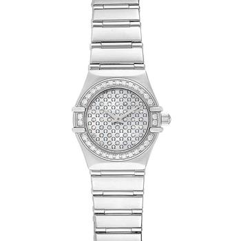 欧米茄星座怎么样, [二手商品] Omega | Constellation My Choice Diamond Steel Watch 1455.77.00 Box Card商品图片 
