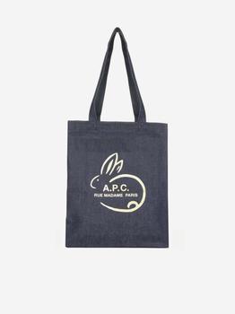 A.P.C. | Logo denim tote bag商品图片,3.9折