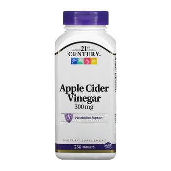 商品21St Century Apple Cider Vinegar 300Mg Tablets - 250 Ea图片