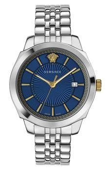 推荐Men's Icon Classic Stainless Steel Bracelet Watch, 42mm商品