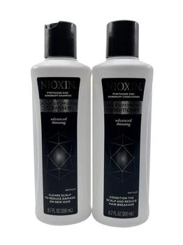 NIOXIN | Advanced Pyrithione Zinc Dandruff Shampoo & Conditioner 6.7 OZ Each,商家Premium Outlets,价格¥104