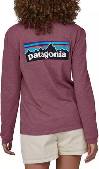 Patagonia | Patagonia Women's P-6 Logo Responsibili-Tee Long Sleeve Shirt商品图片,