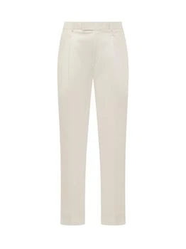 Zegna | Z Zegna Straight-Leg Pleated Chino Pants 7.1折, 独家减免邮费