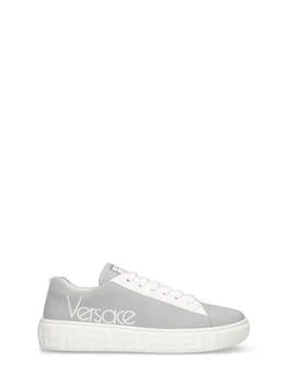 Versace | Leather Lace-up Sneakers 额外9.2折, 额外九二折