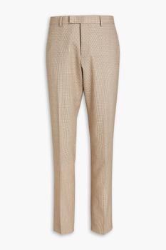 商品Sandro | Gingham wool-canvas suit pants,商家THE OUTNET US,价格¥795图片