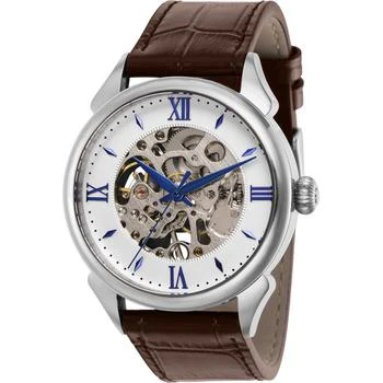 推荐Invicta Men's Mechanical Watch - Vintage White and Silver Semi Skeleton Dial | 38165商品