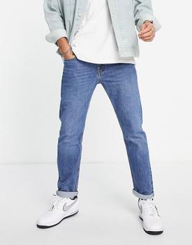 推荐Levi's 502 taper hi ball jeans in blue商品