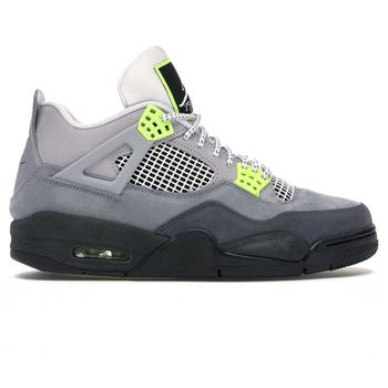 Jordan | Air Jordan 4 Retro Neon Grey Sneaker商品图片,