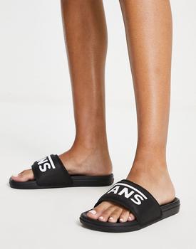 Vans | Vans La Costa sliders in black商品图片,额外9.5折, 额外九五折