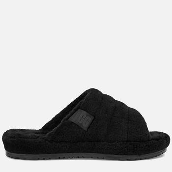 ugg男, UGG | UGG Men's Fluff You Slide Slippers - Black商品图片 4折