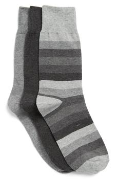 商品Slate & Stone | Assorted Crew Socks - Pack of 3,商家Nordstrom Rack,价格¥73图片