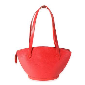 推荐Louis Vuitton Red Epi Leather Saint Jacques PM Shoulder Bag商品