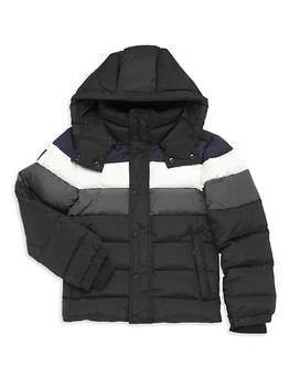 SAM. | Little Boy's Matte Jordan Striped Puffer Coat商品图片,