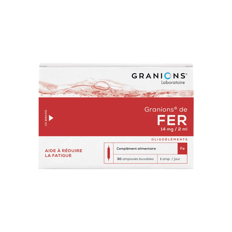 Granions | 格兰宁元气宝补铁营养液 30支 孕期补气血姨妈期抗疲劳,商家VP FRANCE,价格¥184