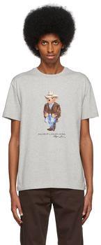 ralph lauren bear直邮, Ralph Lauren | Grey Polo Bear T-Shirt商品图片 7折
