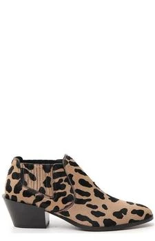 推荐Tod's Leopard Printed Chelsea Boots商品