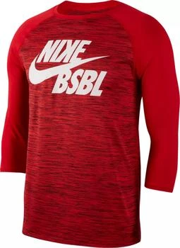 NIKE | Nike Men's Velocity Legend 3/4 Sleeve Baseball Top,商家Dick's Sporting Goods,价格¥284