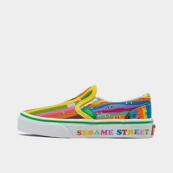 Vans | Little Kids' Vans x Sesame Street Classic Slip-On Casual Shoes 7.7折×额外7.5折, 满$100减$10, 满减, 额外七五折