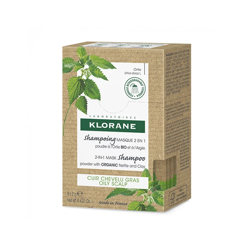 推荐Klorane康如荨麻净发粉3gx8包 头皮护理蓬蓬粉根源商品