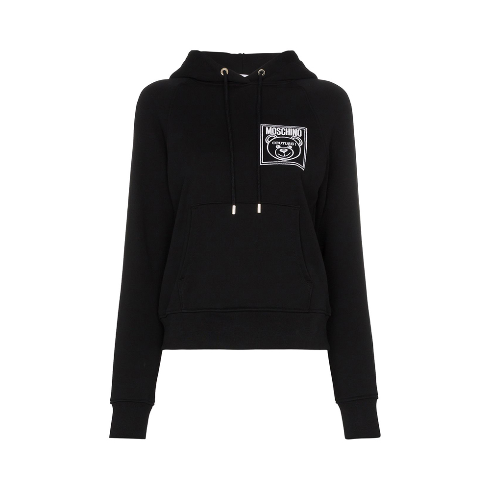 冬装莫斯奇诺卫衣, Moschino | MOSCHINO 女黑色女士卫衣/帽衫 EA1709-5527-4555商品图片 独家减免邮费