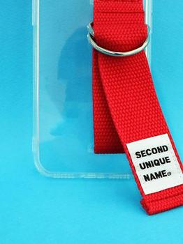 商品SECOND UNIQUE NAME | Sun Case Clear Red Card Jelly Case,商家W Concept,价格¥401图片