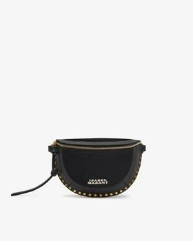 Isabel Marant | ISABEL MARANT, SKANO LEATHER AND COTTON BELT BAG - Women - Black - OneSize,商家Isabel Marant,价格¥3925