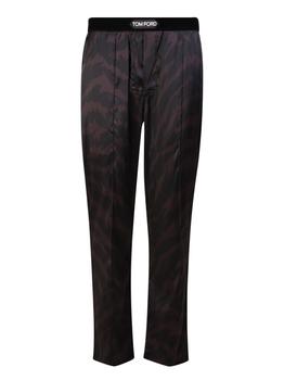 商品Tom Ford | Tom Ford Patterned Silk Pajama Pants,商家Italist,价格¥3807图片