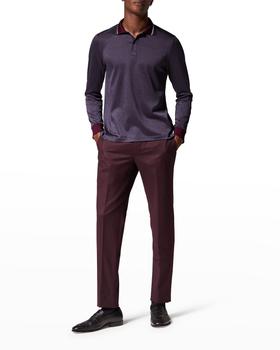 商品Eton | Men's Jacquard Polo Shirt,商家Neiman Marcus,价格¥1964图片