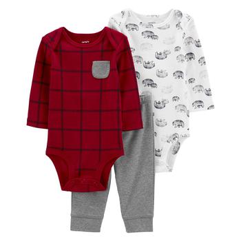 Carter's | Baby Boys Bodysuits and Pants, 3 Piece Set商品图片,6折