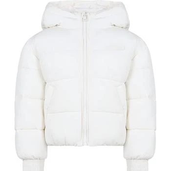 Tommy Hilfiger | Ivory Down Jacket For Girl With Logo 8.3折, 独家减免邮费