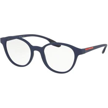 Prada | Prada Sport Unisex Eyeglasses - Blue Rubber Frame | PRADA SPORT 0PS 01MV TFY1O150 4折×额外9折x额外9.5折, 独家减免邮费, 额外九折, 额外九五折