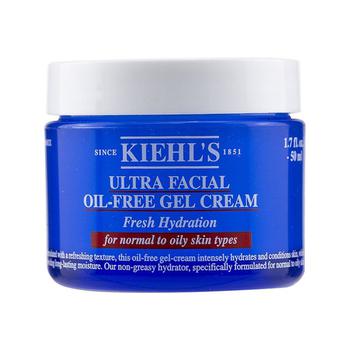 韩国科颜氏高保湿水, Kiehl's | 科颜氏高保湿无油清爽啫喱面霜补水控油嫩肤提亮清爽面霜-中性至油性肌肤适用50/125ml商品图片 额外8.2折x额外9折, 额外八二折, 额外九折