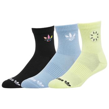 商品adidas Bold Trefoil 3-Pack Mid Crew Socks - Men's,商家Champs Sports,价格¥81图片