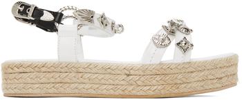 product White Studded Platform Sandals image