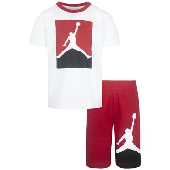 商品Jordan | Little Boys Jumpman T-shirt and French Terry Shorts, 2 Piece Set,商家Macy's,价格¥241图片