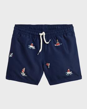 商品Ralph Lauren | Boy's Traveler Swim Trunks, Size 5-7,商家Neiman Marcus,价格¥285图片
