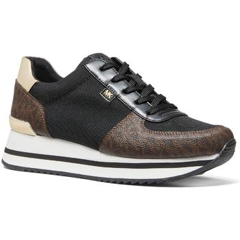 时尚michael kors cece女装, Michael Kors | Michael Kors Monique Women's Metallic Textile Lace-Up Fashion Sneakers商品图片 9.6折