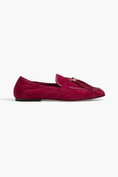 Tod's | Embellished suede loafers 4.8折×额外7.5折, 额外七五折