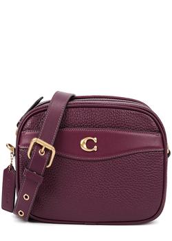 推荐Purple leather cross-body bag商品