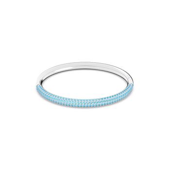施华洛世奇手镯真假, Swarovski | Stone bangle blue stainless steel商品图片 