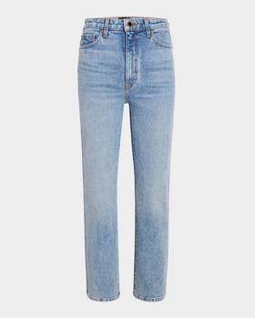 Khaite | Abigail High-Rise Straight-Leg Ankle Jeans,商家Neiman Marcus,价格¥4743