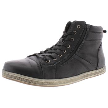 推荐Propet Mens Lucas Leather Casual High Top Sneakers商品